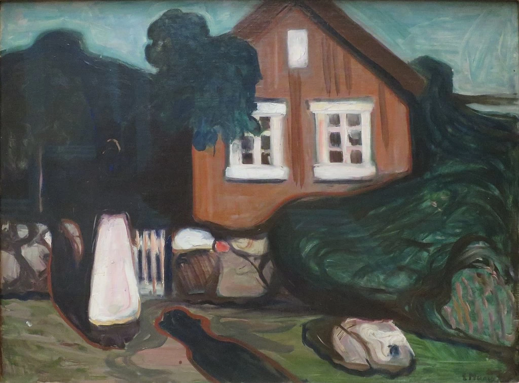 Casa al chiaro di luna - Bergen Kunstmuseum, 1893